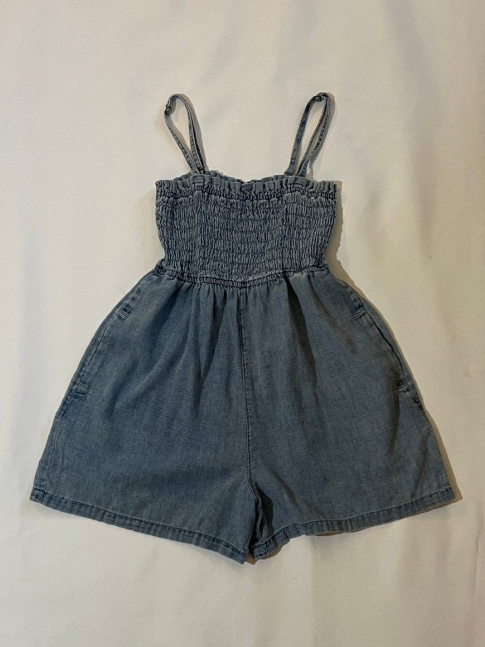 Anthropologie Pilcro Smocked Romper Size XXS - Picture 2 of 9